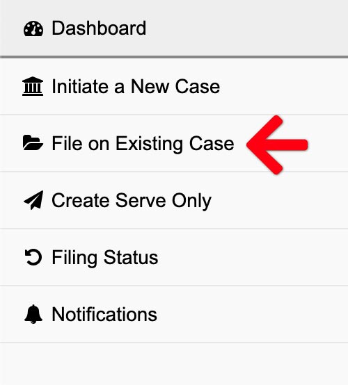 File on an Existing Case